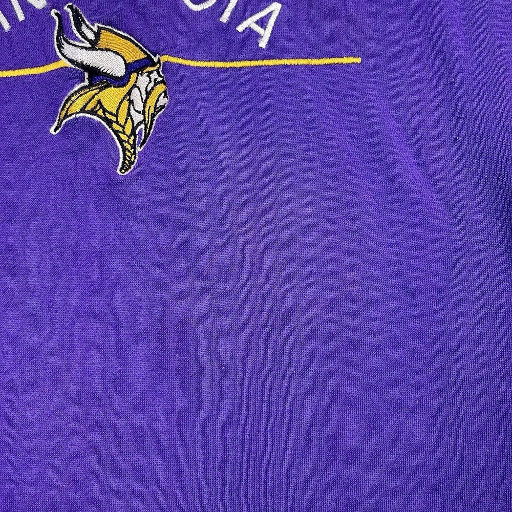 Vintage 90s Minnesota Vikings Logo 7 Crewneck NFL Football Sweater Size XL - Picture 5 of 11